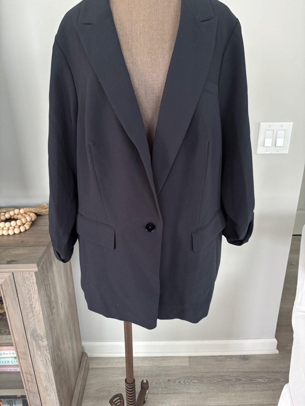 NWT Maeve Classic Black Women's Blazer Jacket 20W
